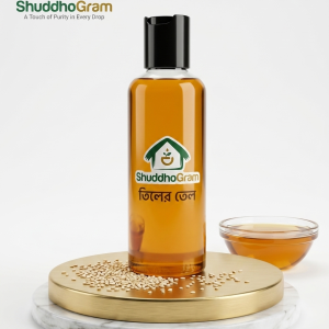 ShuddhoGram Extra Virgin Sesame Oil)
