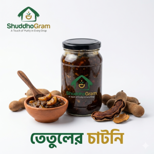 shuddhogram-special-tamarind-chutney-jar-photography pure-tetul-achar-made-with-wood-pressed-mustard-oil organic-tamarind-pickle-by-shuddhogram-chemical-free traditional-bangladeshi-tetul-chutney-premium-quality
