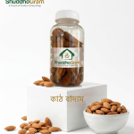 শুদ্ধগ্রাম প্রিমিয়াম কাঠ বাদাম বোতলের ছবি - পূর্ণ পুষ্টি ও স্বাস্থ্যগুণ | ShuddhoGram Premium Almonds Bottle Image - Full Nutrition & Health Benefits